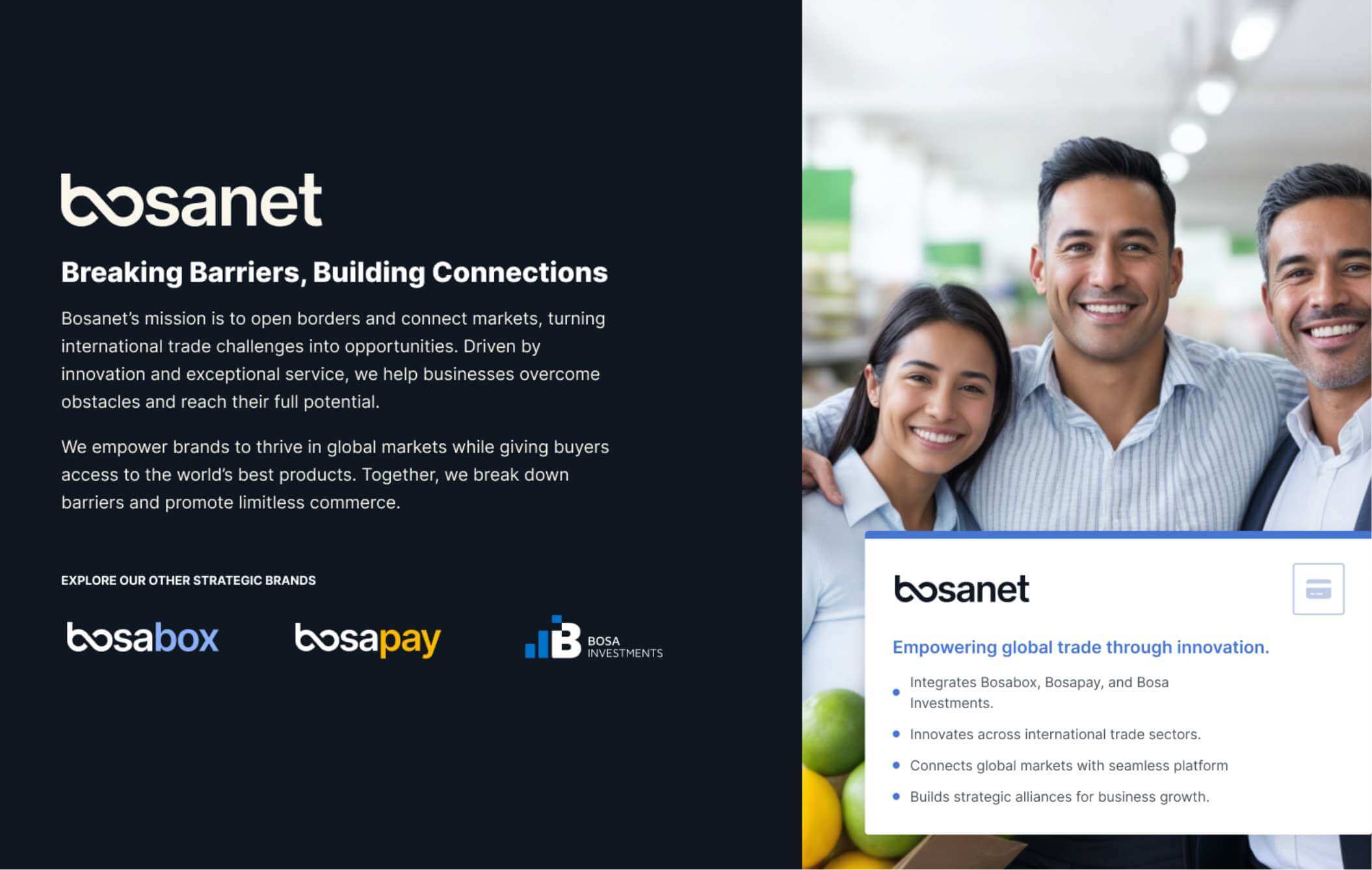 Bosanet breaking barriers